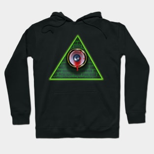 Evil Eye - Bloodshot Illuminati All Seeing Eye Hoodie